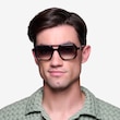 Outlaw Black Purple AcetateSunglass Frames for Men from EyeBuyDirect