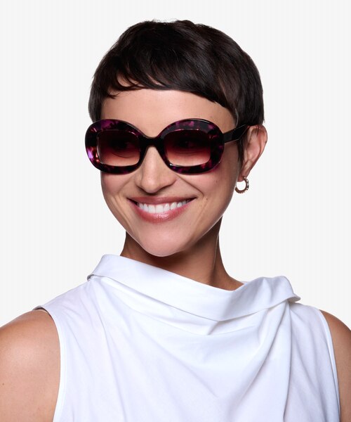 Rogue Purple Tortoise AcetateSunglass Frames for Women from EyeBuyDirect