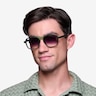 Abyss Dark Olive Green AcetateSunglass Frames for Men from EyeBuyDirect