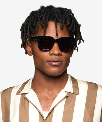 Black Los Angeles -  Acetate Sunglasses