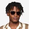 Academy Clear Gray AcetateSunglass Frames for Men from EyeBuyDirect