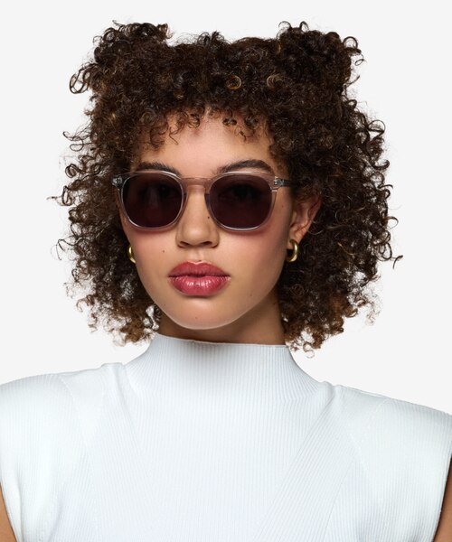 Academy Clear Gray AcetateSunglass Frames for Women from EyeBuyDirect