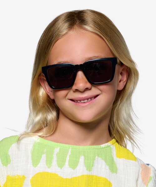 Zoink Black PlasticSunglass Frames for Women from EyeBuyDirect