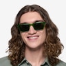 Seabreeze Clear Green PlasticSunglass Frames for Men from EyeBuyDirect