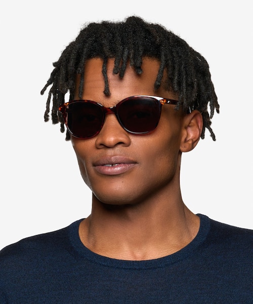Sutton Tortoise PlasticSunglass Frames for Men from EyeBuyDirect