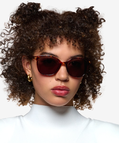Sutton Tortoise PlasticSunglass Frames for Women from EyeBuyDirect