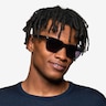 Tavi Clear Gray PlasticSunglass Frames for Men from EyeBuyDirect