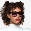 Calloway Shiny Black PlasticSunglass Frames for Women from EyeBuyDirect