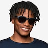 Greer Matte Black PlasticSunglass Frames for Men from EyeBuyDirect