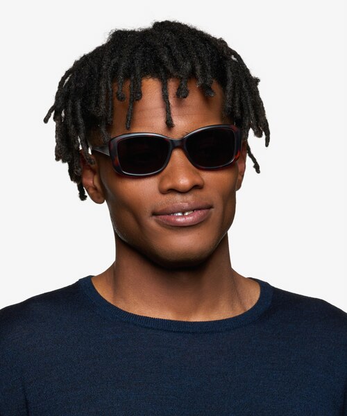 Frankie Écailles PlastiqueSoleil de Lunette de vue pour Hommes d'EyeBuyDirect