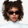 Frankie Écailles PlastiqueSoleil de Lunette de vue pour Femmes d'EyeBuyDirect