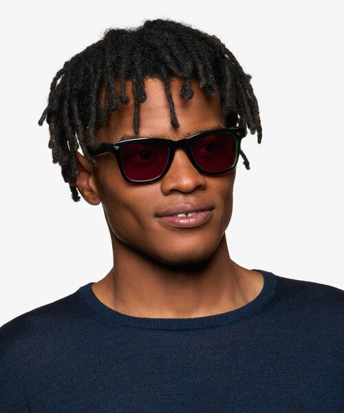 Finlee Clear Green PlasticSunglass Frames for Men from EyeBuyDirect
