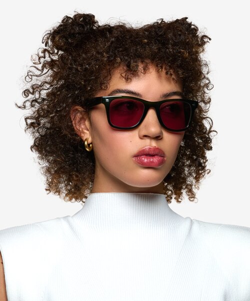 Finlee Clear Green PlasticSunglass Frames for Women from EyeBuyDirect