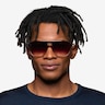 Skylar Gradient Brown PlasticSunglass Frames for Men from EyeBuyDirect