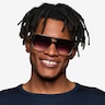 Skylar Gradient Black PlasticSunglass Frames for Men from EyeBuyDirect