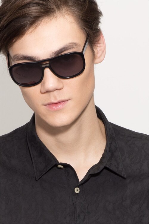 Blair Black AcetateSunglass Frames for Men from EyeBuyDirect