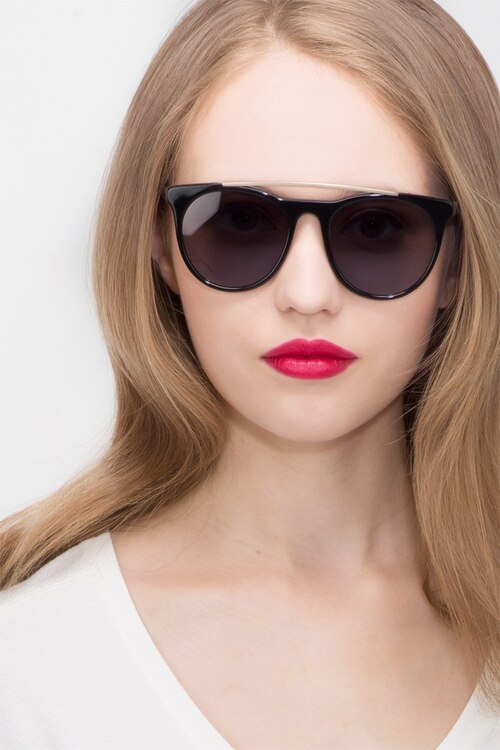 Miami Vice Black AcetateSunglass Frames for Women from EyeBuyDirect