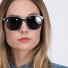 Morning Breeze Navy Silver Acetate-metalSunglass Frames for Women from EyeBuyDirect