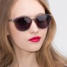 Morning Breeze Gray Pink Acetate-metalSunglass Frames for Women from EyeBuyDirect