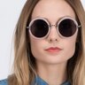 Joplin Clear Beige AcetateSunglass Frames for Women from EyeBuyDirect