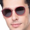 Reves Rouge AcétateSoleil de Lunette de vue pour Hommes d'EyeBuyDirect