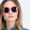 Reves Rouge AcétateSoleil de Lunette de vue pour Femmes d'EyeBuyDirect
