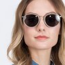 Sun Tea Light Yellow AcetateSunglass Frames for Women from EyeBuyDirect