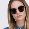 Limoncello Black Acetate-metalSunglass Frames for Women from EyeBuyDirect