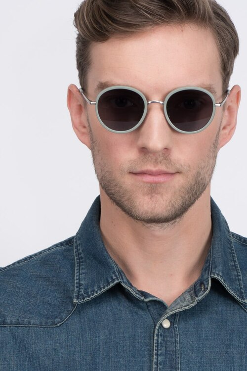 Cactus Green AcetateSunglass Frames for Men from EyeBuyDirect