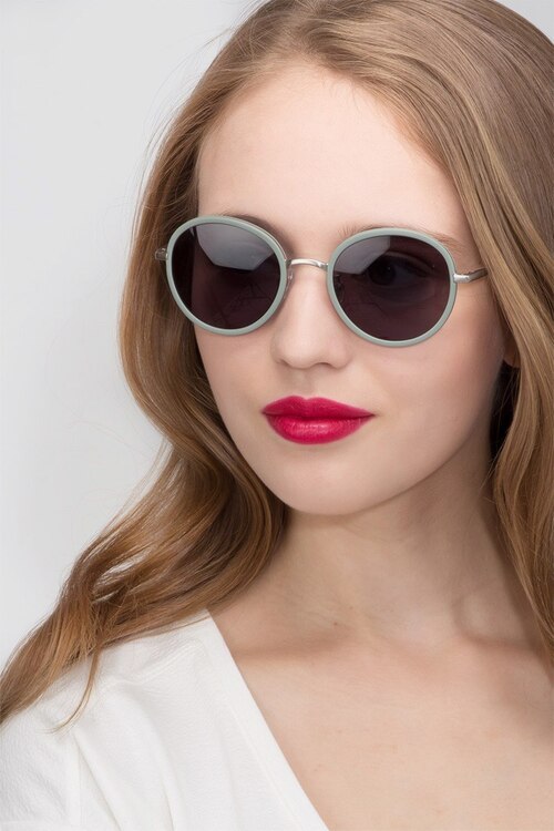 Cactus Green AcetateSunglass Frames for Women from EyeBuyDirect