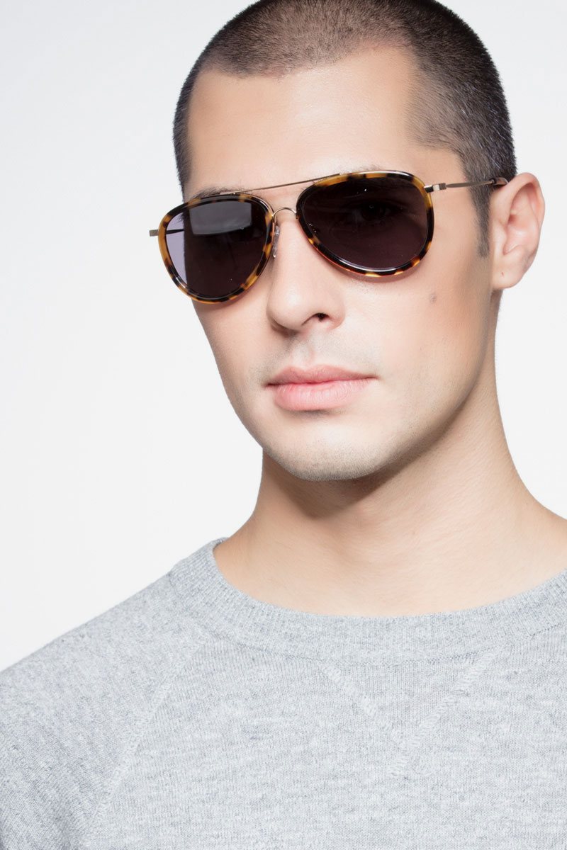 Duke Aviator Tortoise Frame Prescription Sunglasses Eyebuydirect Canada