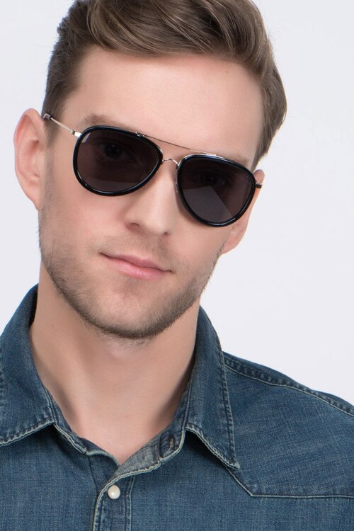 Duke Black AcetateSunglass Frames for Men from EyeBuyDirect