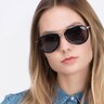 Duke Black AcetateSunglass Frames for Women from EyeBuyDirect