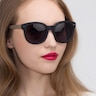 Till Sunset Matte Black Acetate-metalSunglass Frames for Women from EyeBuyDirect