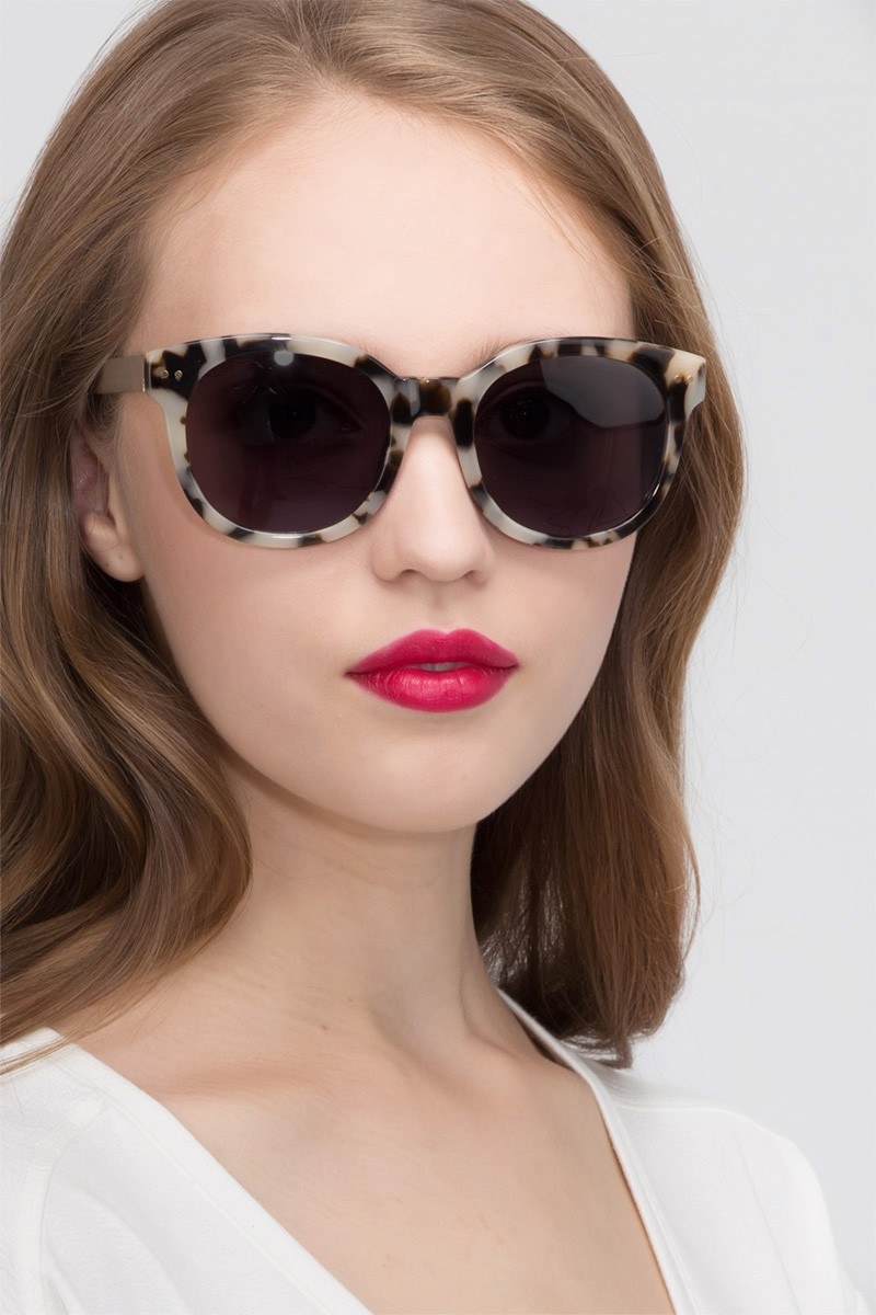Till Sunset - Round Tortoise Frame Sunglasses For Women | Eyebuydirect