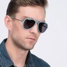 Riot Light Blue AcetateSunglass Frames for Men from EyeBuyDirect