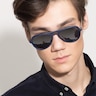 Peach Matte Orange AcetateSunglass Frames for Men from EyeBuyDirect