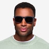 Bogota Matte Black Acetate-metalSunglass Frames for Men from EyeBuyDirect