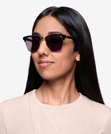 Tortoise Somebody New -  Vintage Acetate Sunglasses