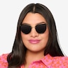 Crush Black Acetate-metalSunglass Frames for Women from EyeBuyDirect