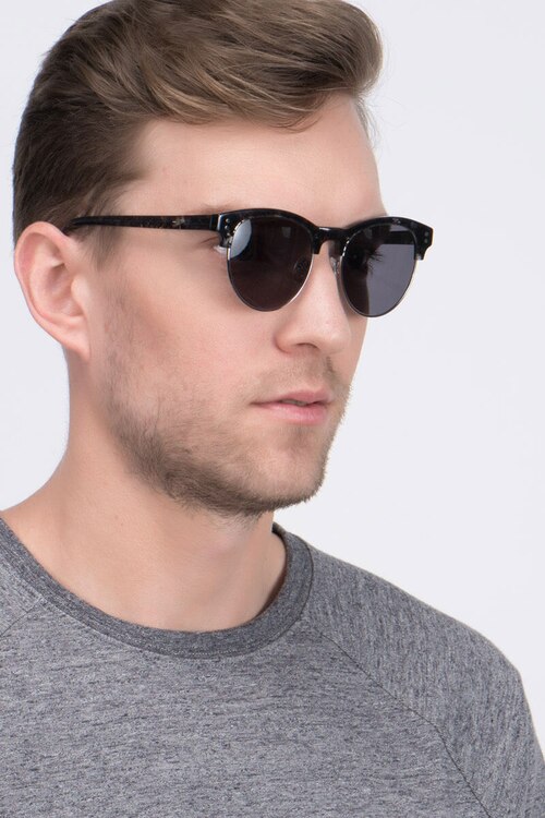 College Gray AcetateSunglass Frames for Men from EyeBuyDirect