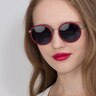 Lady Bird Matte Red AcetateSunglass Frames for Women from EyeBuyDirect