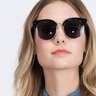 Silicate Black AcetateSunglass Frames for Women from EyeBuyDirect