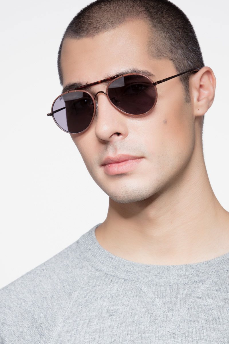 Nairobi Aviator Brown Frame Prescription Sunglasses Eyebuydirect