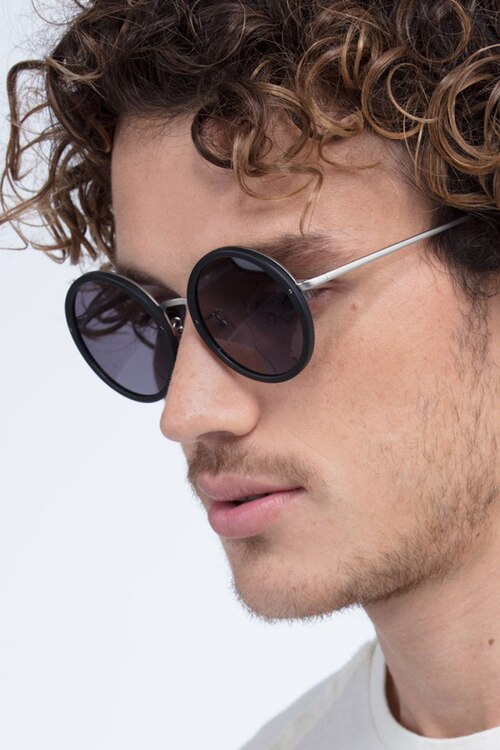 Well Black AcetateSunglass Frames for Men from EyeBuyDirect