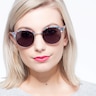 Samba Floral Gold Plastic-metalSunglass Frames for Women from EyeBuyDirect