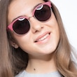Samba Red Plastic, MetalSunglass Frames for Women from EyeBuyDirect