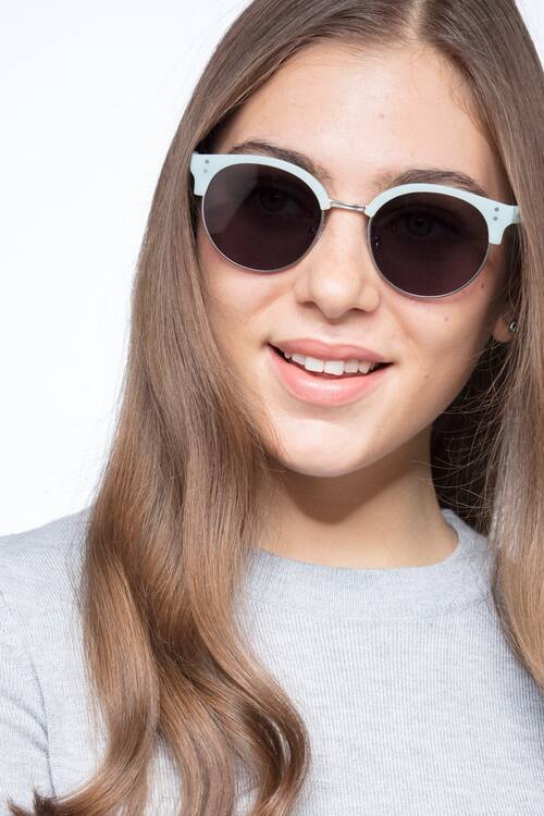 Mint Frost Samba -  Plastic-metal Sunglasses