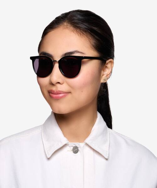 Noir Lulu -  Plastic-metal Sunglasses