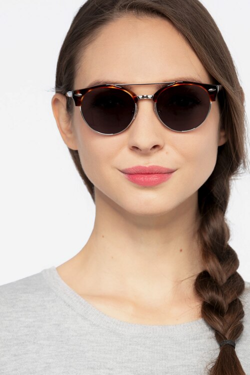 Sands Gray Acetate-metalSunglass Frames for Women from EyeBuyDirect